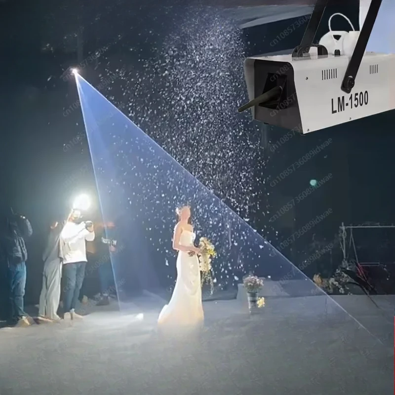 Simulation snow machine performance props crew shooting snow oil cross-border stage wedding snowflake machine