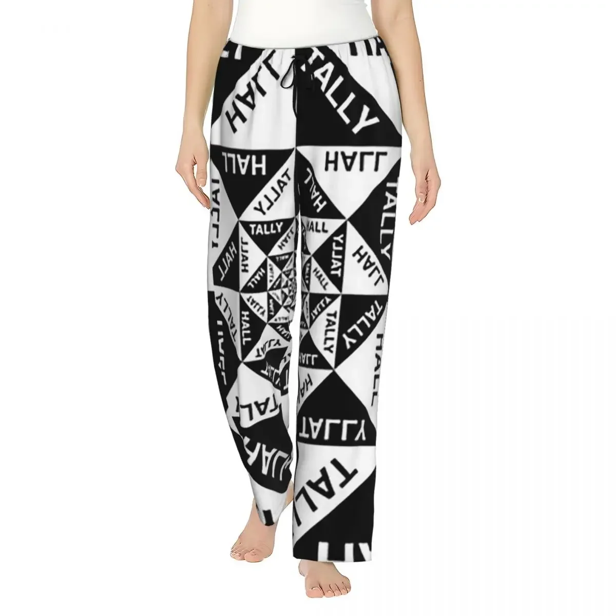

Custom New Tally Hall Band Logo Genre Indie Pop Women Pajama Pants Lounge Sleep Sleepwear Bottoms with Pockets