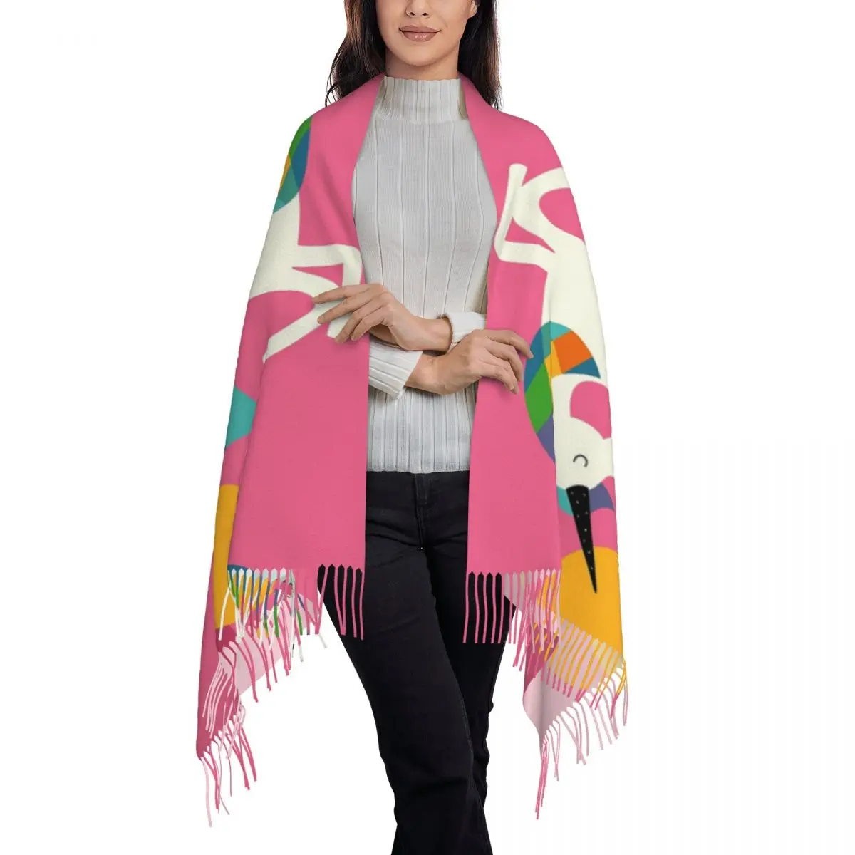 To Be A Unicorn Scarf Tassel Scarves for Women Soft Warm Shawls and Wraps Large Fall Winter Shawl Wrap