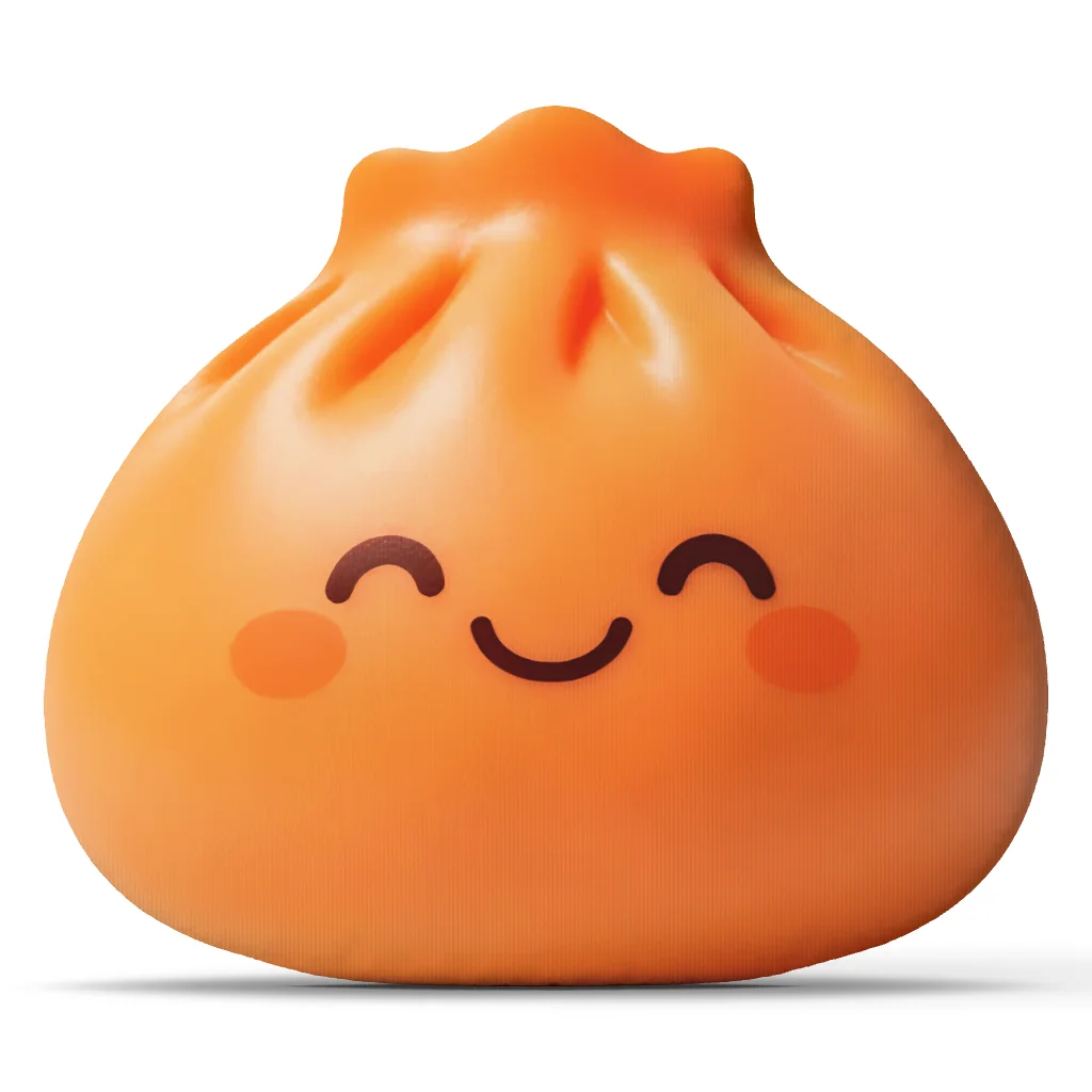 Cute Squishy Dumpling Shaped Throw Pillow Kawaii Orange Stuffed Cushion Irregular Decorative Sofa Home Decor Gift