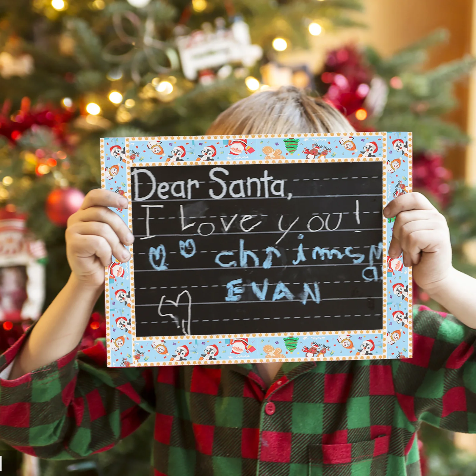 

1 Roll Wear-Resistant Bulletin Board Border Decorative Paper Classroom Wall Sticker Christmas Border Trim Removable