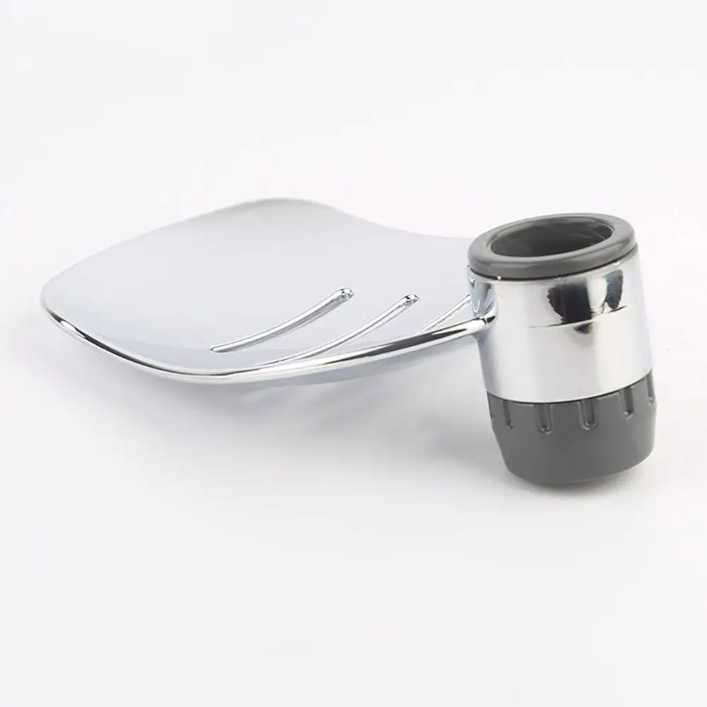 22/24/25MM Gadget Home Bath Shower Silver Leaf Shape Tray Soap Holder Adjustable Rail Slide Soap Dishes