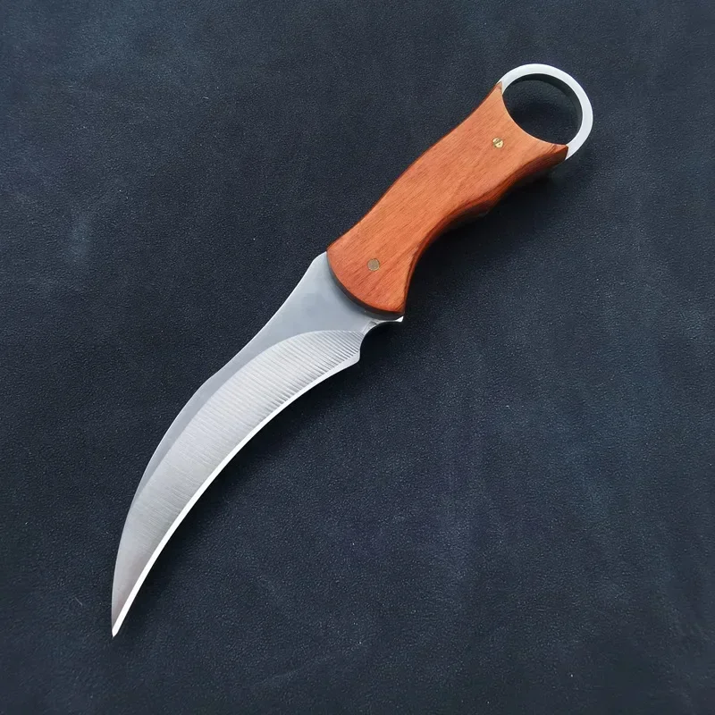 Outdoor Folding Knife Portable Camping Survival Household Daily Fruit Knife Barbecue Meat Western Knife