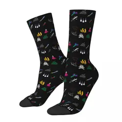 Unisex Running Bundle Socks, Harajuku, Meias Super Macias, Meias Longas, Old School, Runescape, Jogador, Matança, Acessórios, Presentes, Toda a temporada