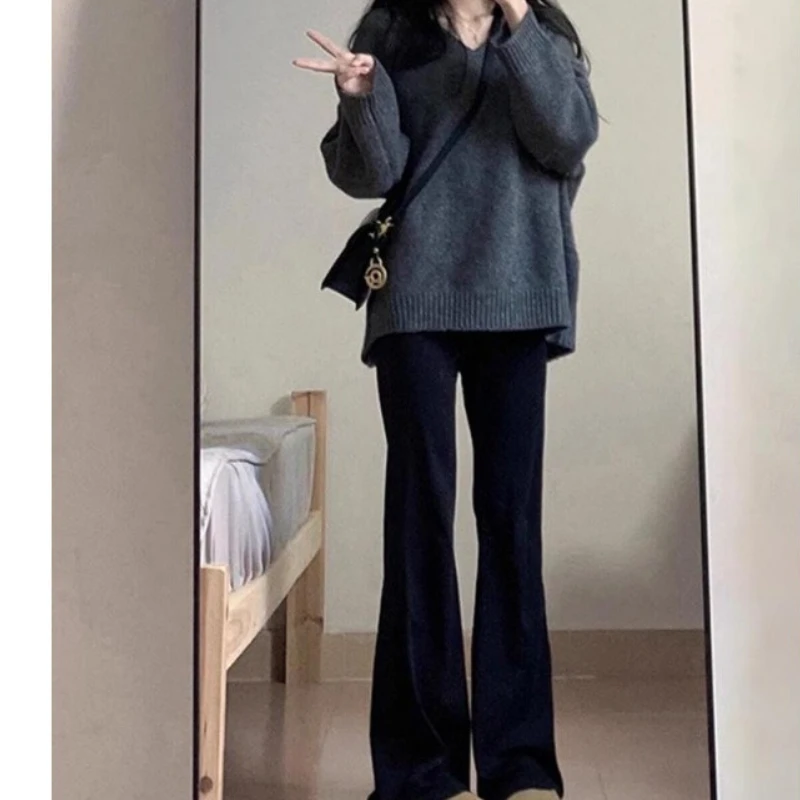 

Early Autumn Women's Clothing 2025 Wears A Complete Set of Korean High-end Lazy Style Tops, Two-piece Autumn Suits