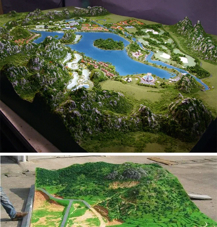 100ml Green Model Grass Powder Lawn Flock for Sand Table Landscape Architectural Model Making Supply