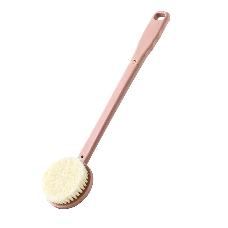 Bath Brush Soft Hair Bath Brush Back Ball Brush Bathroom Body Brushes Mud Back Scrubber Shower Massage Brush