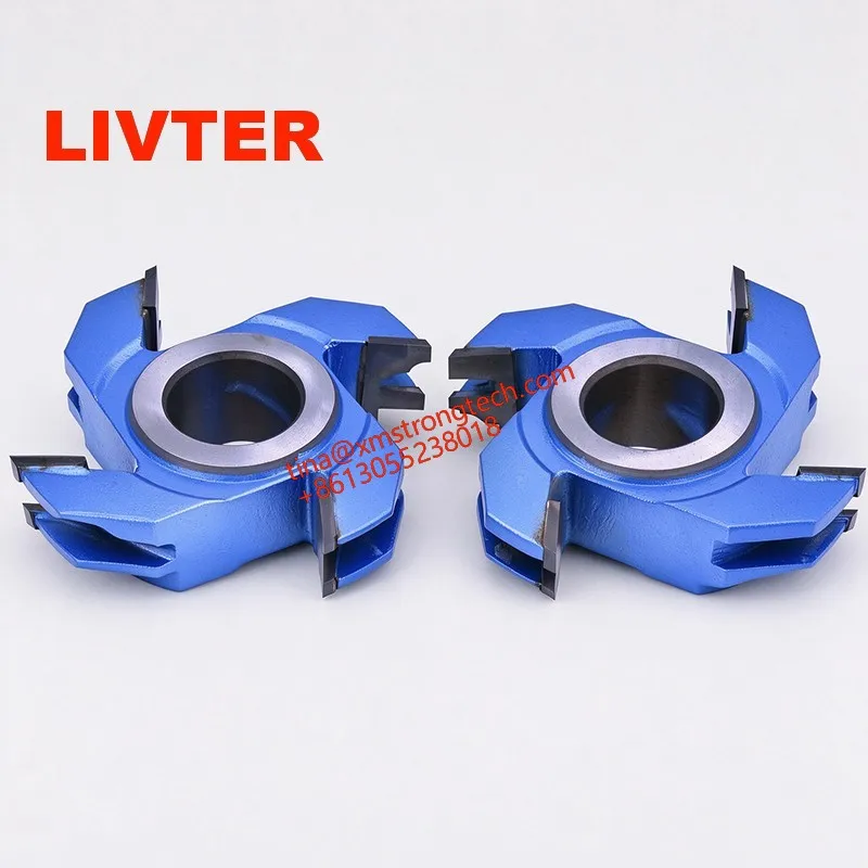 2Pcs Wood Shaper Cutter Set for Spindle Moulder Tungsten Carbide Tipped Wood Profile Moulding Cutter Wood Furniture Tenon Joint