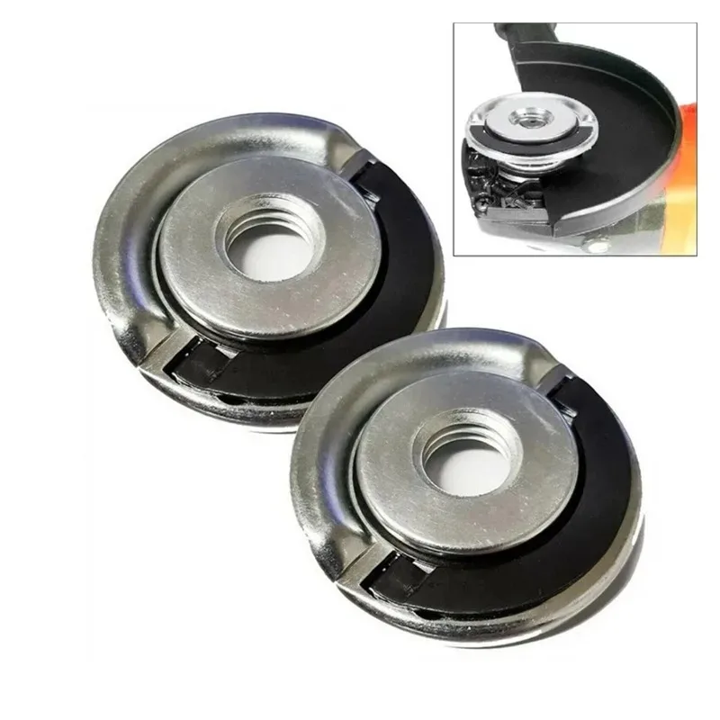 

1PC M14 Thread Angle Grinder Self-locking Pressing Plate Angle Grinder Quick Release Flange Nut Clamping Power Chuck Tools Parts