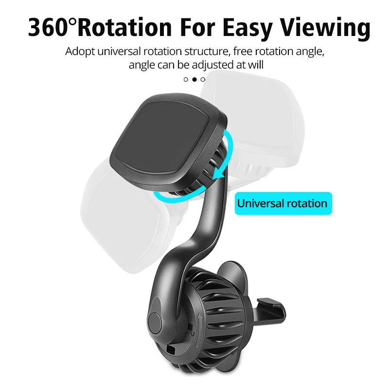 Auto Halterung Auto Telefon Halter Mit Multifunktionale 360 Grad Rotierenden Luftauslass Magnetische Schnalle Typ Auto Telefon Halter Steht – Detail 9