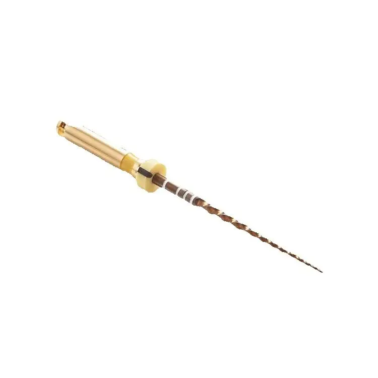 Hot Sale 5 Boxes Dental Denco Super Files II 25mm Mixed X1-X3# Gold Niti Heat Activation Root Canal Instruments