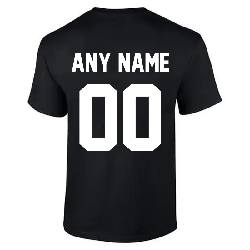 Custom Your NAME AND NUMBER T Shirt Men  tee USA Fashion Number Cotton 4XL 5XL