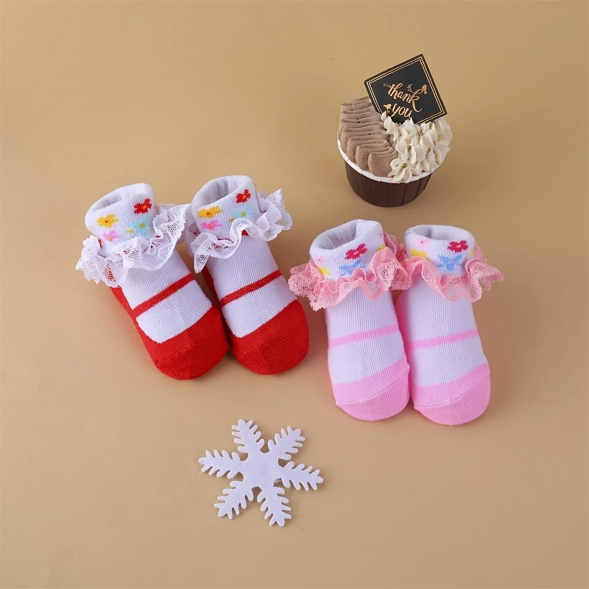 6Pairs/lot Newborn Baby Socks For 0-24Month Girls Lace Infant Girls Sock Princess Bow Toddler Baby Girls Socks