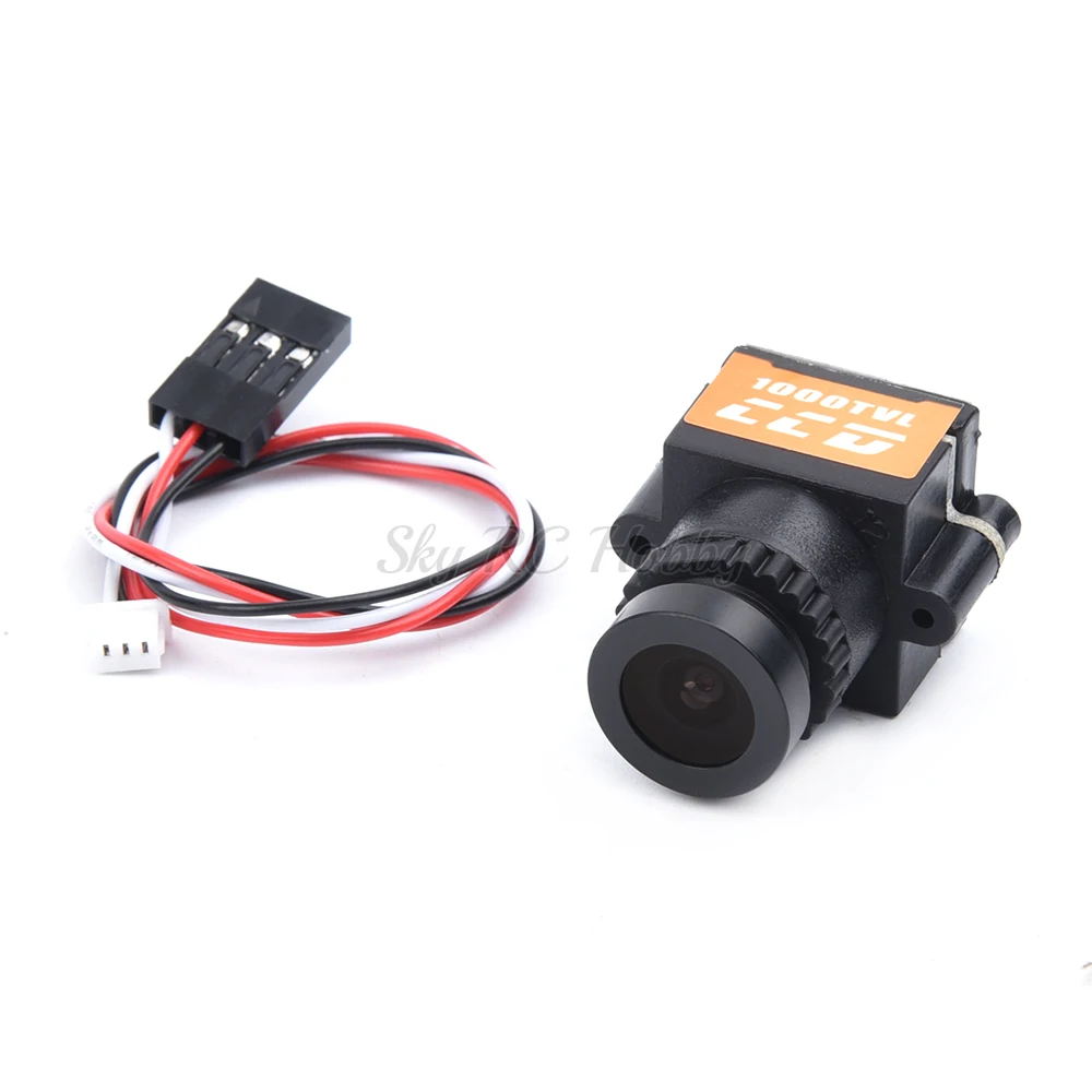 Mini 1000TVL 1/3 CCD 110 stopni 2.8mm obiektyw FPV kamera NTSC PAL przełączane dla FPV kamera drona Quadcopter wysokiej rozdzielczości