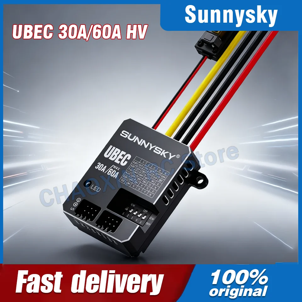 Sunnysky UBEC 【30A/60A】 HV Power Regulator Module Supports Multiple Protection of 3-18S Lithium Battery