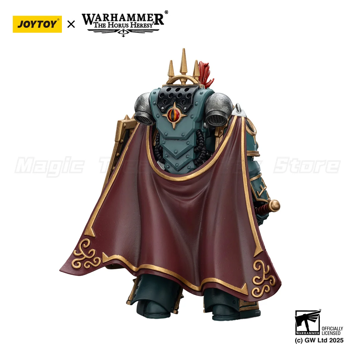 

【Pre-sale】JOYTOY Warhammer 40K 1/18 Action Figure Sons of Horus'Little’ Horus Aximand Captain of The 5th Company Model Gift