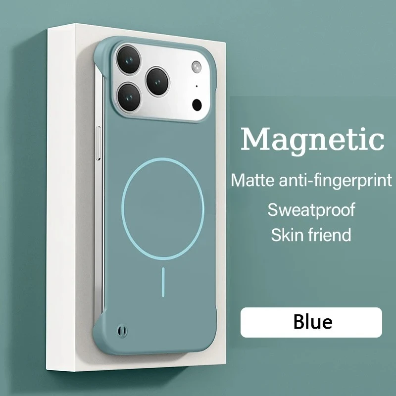 حافظة صلبة رفيعة للغاية بدون إطار لهاتف أبل آيفون 17 برو ماكس 17 اير 17 برو غطاء كاميرا حماية مقاوم للصدمات صديق للبشرة