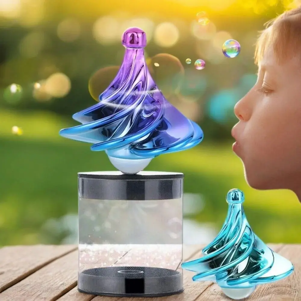 Wind gyro office desk hair dryer toy spinning pocket toy Fidget dynamic Spinner adult stress relief toy birthday Christmas gift