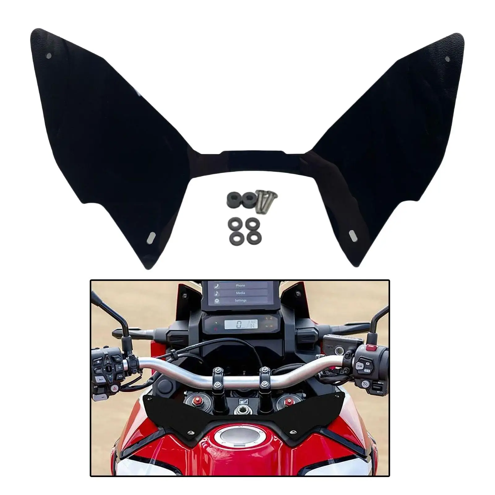 

ABS Motorcycle Accessories for HONDA CRF 1100L Africa Twin 2020+ 45x25x20cm