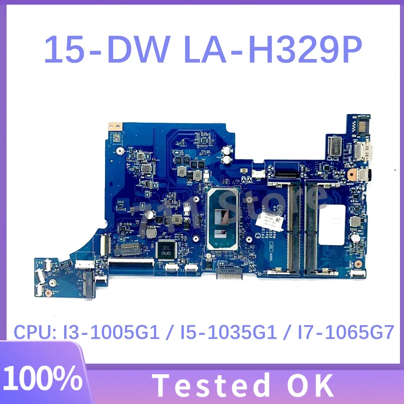 LA-H329P Laptop Motherboard For HP 15-DW L86465-601 L86466-601 L86470-601 With I3-1005G1 / I5-1035G1 / I7-1065G7 CPU 100% Tested