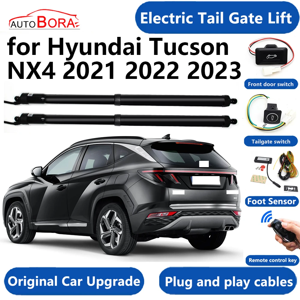 AutoBora-sistema de elevación de puerta trasera eléctrica para coche, Kit de puerta trasera eléctrica, abridor automático de puerta trasera para Hyundai Tucson NX4 2021 ~ 2023