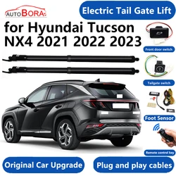 AutoBora Car Electric Tail Gate Lift System Power Liftgate Kit Auto Automatic Tailgate Opener for Hyundai Tucson NX4 2021~2023