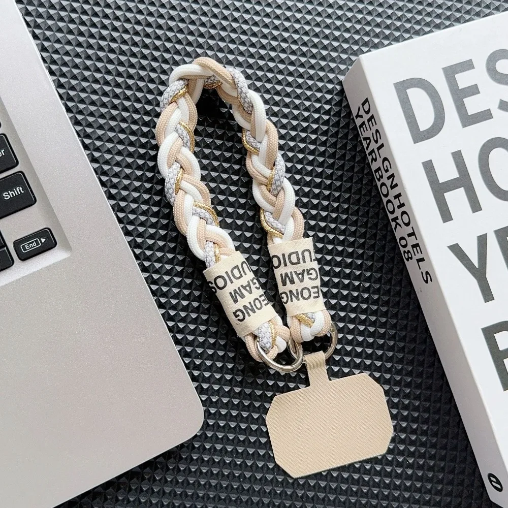 

Красочный короткий ремешок для телефона с защитой от потери, многофункциональный, с клипсой для карт, универсальный.