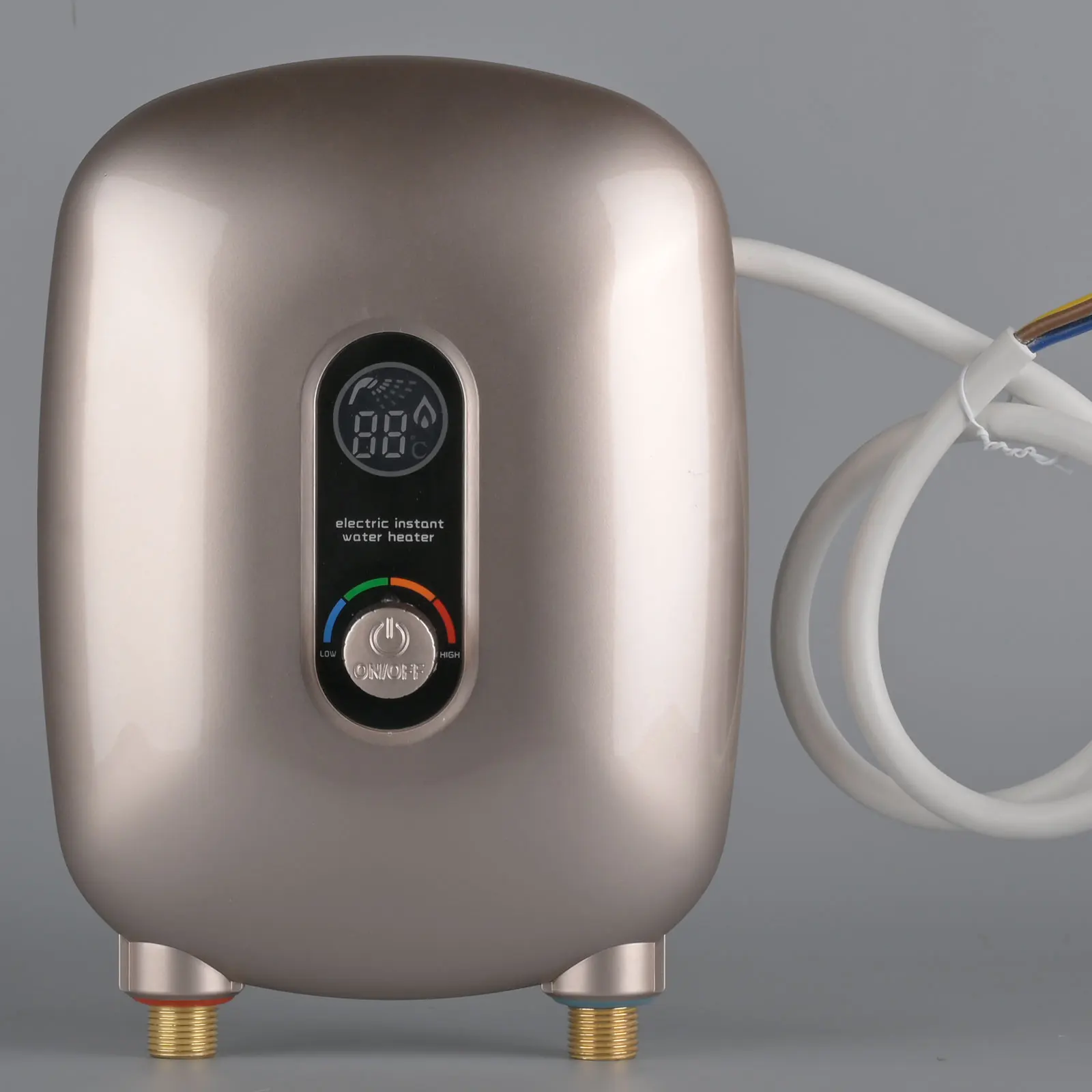 28-55 ℃ Calentador de agua caliente instantáneo de 220V 6500W, calentador de agua eléctrico, calentador de agua caliente pequeño 0,4-0,6Mpa