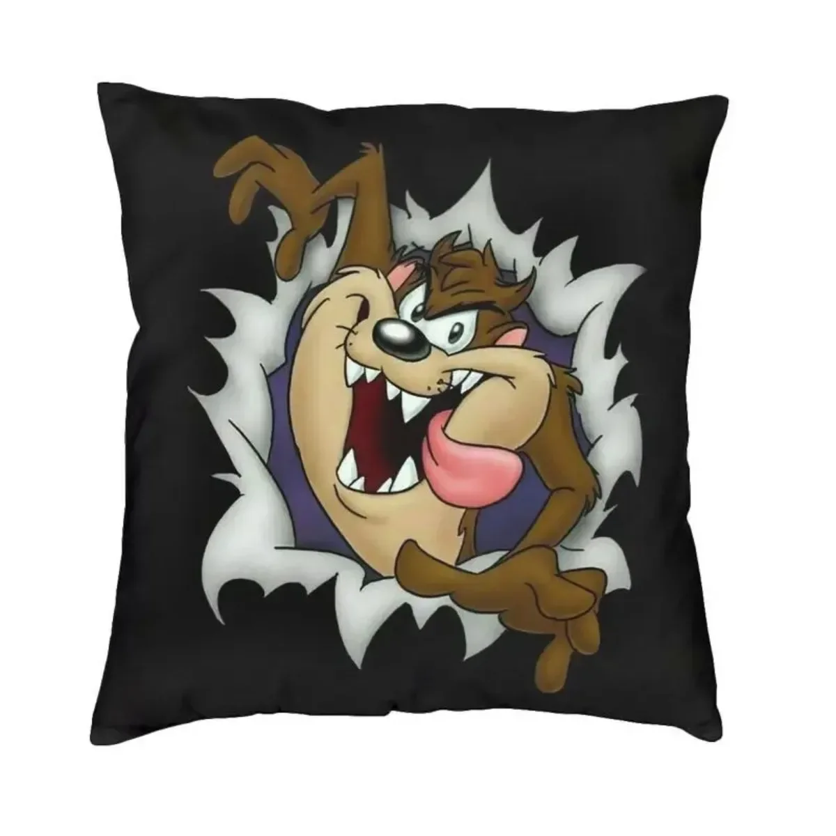 Tasmanian Devil Cushion Covers Sofa Home Decor Taz Cartoon Square Throw Pillow Case 40x40cm 16x16Inch 35x35cm 14x14Inch 45x45cm