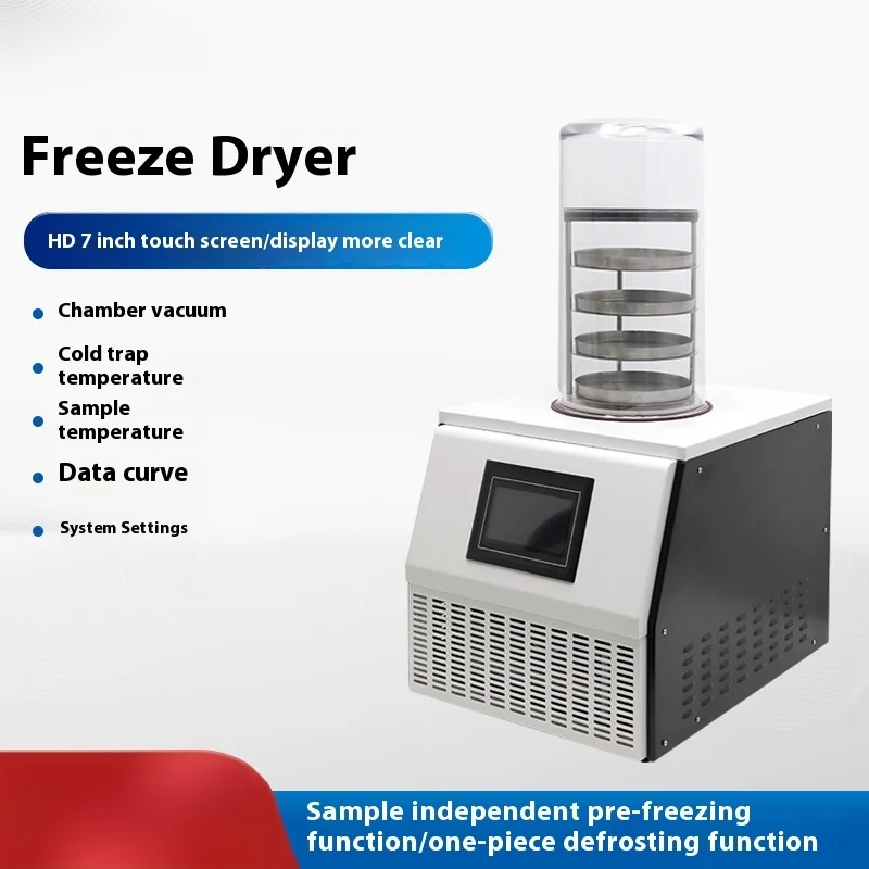 

Vacuum Freeze Drying Machine Laboratory Desktop Low Temperature Vacuum Drying Machine Food Freeze Drying Equipment