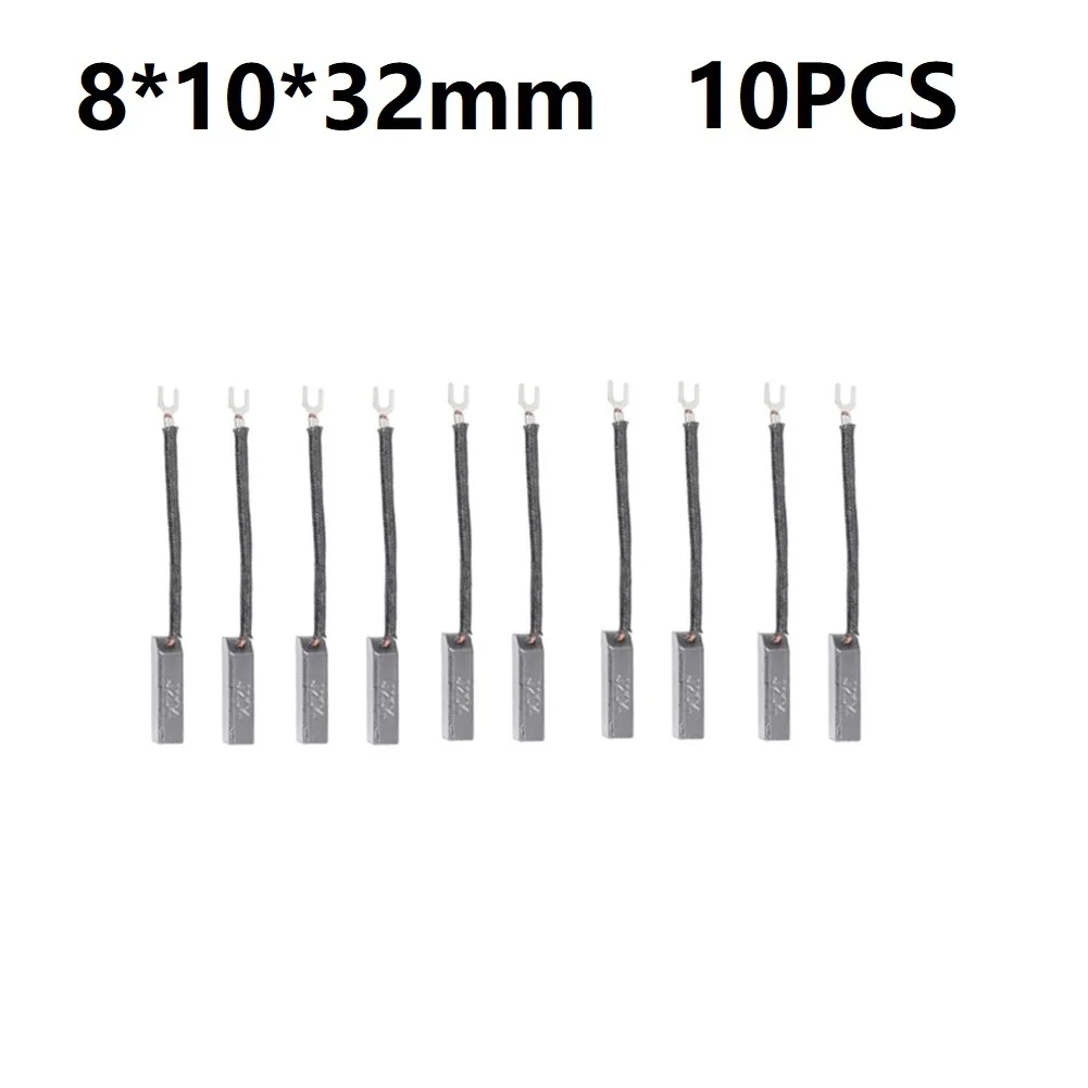 J204 Diesel Generator Electric Motor Alternator 10 Pack Carbon Brushes Replacement Components for Reliable Performance