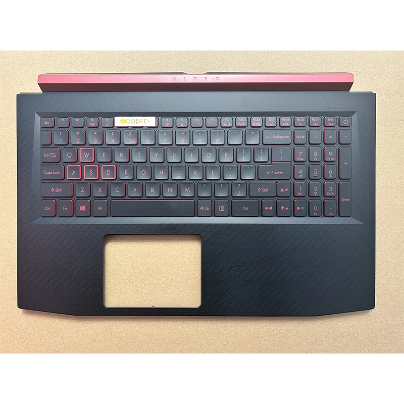 Imagem -04 - Original para Acer Nitro An51553 An515-51 An515-52 N16c7 N17c1 Notebook Palmrest c Capa Teclado Habitação ap 290000400 Novo