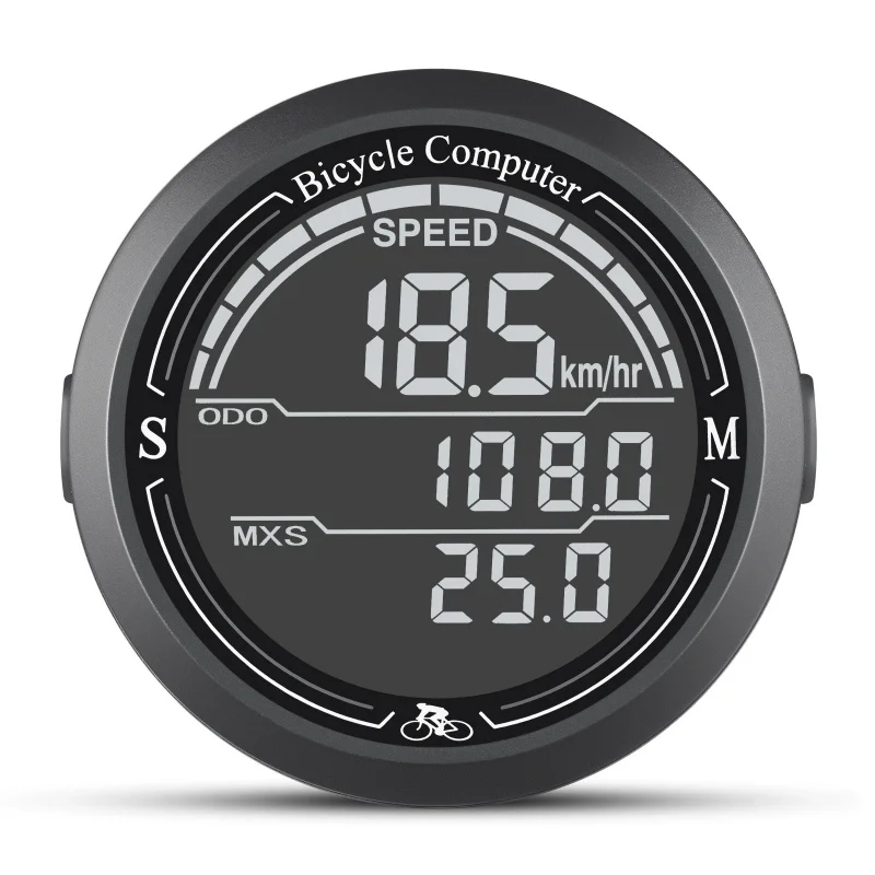 

Magnetic Bike Computer Large Screen Waterproof Backlight Speedometer