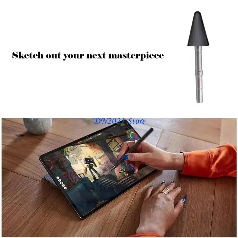F3KE Touch Pad Pen for Xiaoxin Tab Y700 2023/ Pad 2024 /Pad 12.7 Tablets Replacement Pen Tip Precise