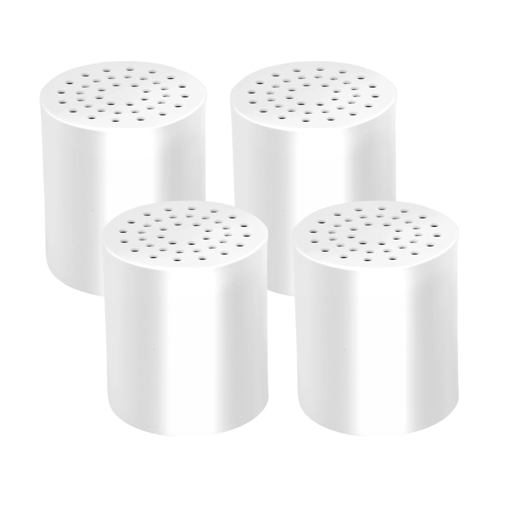 15 Stage Universal Shower Water Filter Cartridges (4 Pack) Removes Chlorine, Microorganisms, Hard Water - Replacement