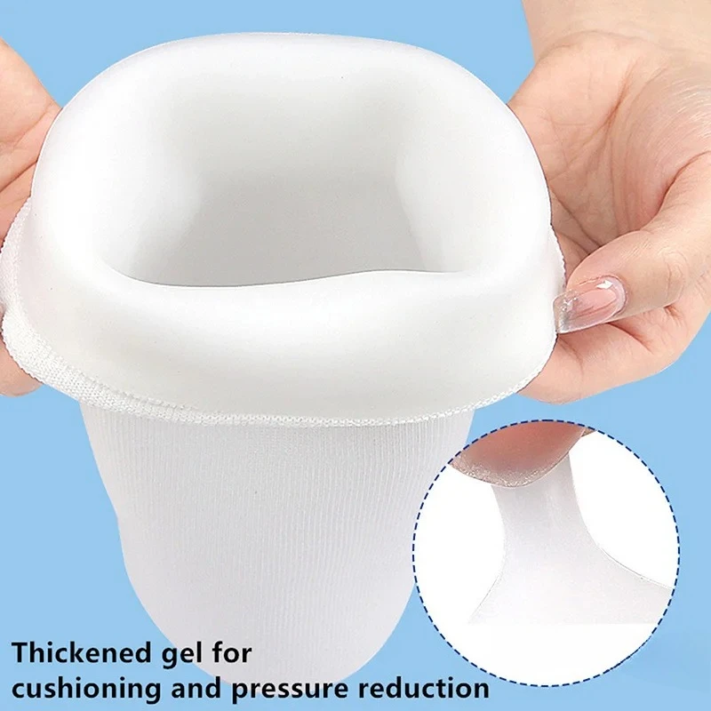 

Thicken Calf Prosthetic Silicone Sleeve Socks Disabled Residual Limb Leg Below Knee Amputees Sheath Soft Cover Liner Stump