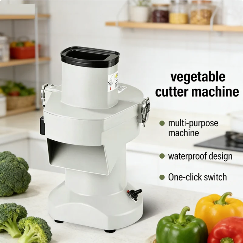 Multifunctional Chopper Commercial Slicer Shredder Machine Electric Kitchen Fruit and Vegetable Cutter