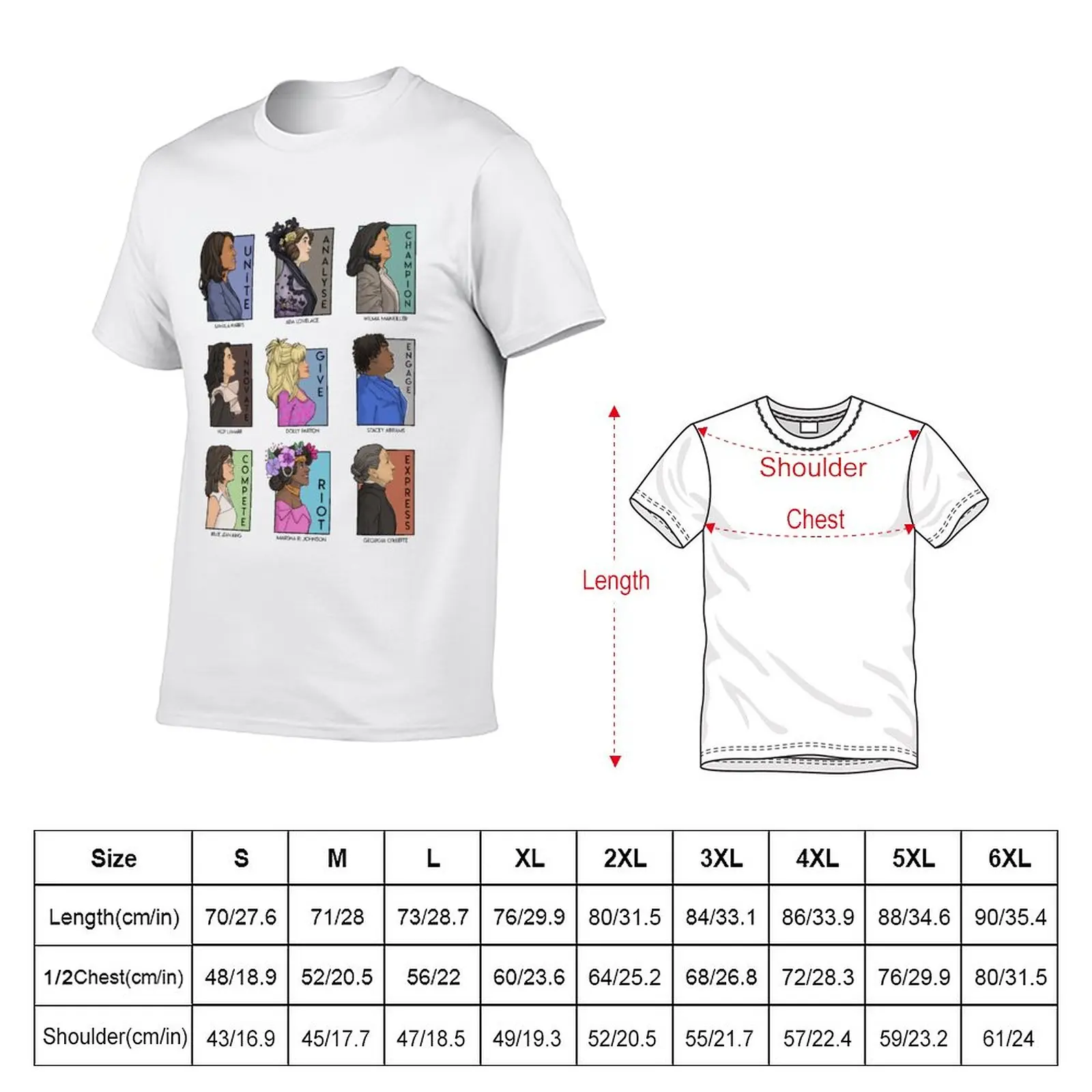 New She Series Real Women - Version 3 T-Shirt quick drying t-shirt cute clothes quick-drying t-shirt mens vintage t shirts