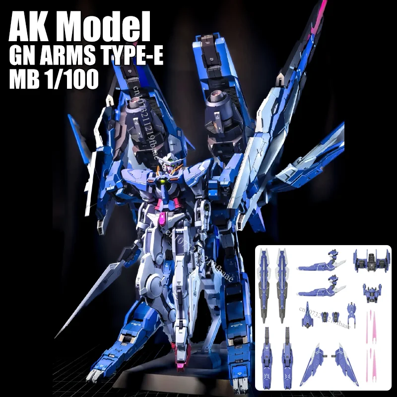 

In Stock AK Model GN ARMS TYPE-E MB 1/100 MG GNR-001E Assembly Model Kit Toys Action Figure Model Mecha Gift