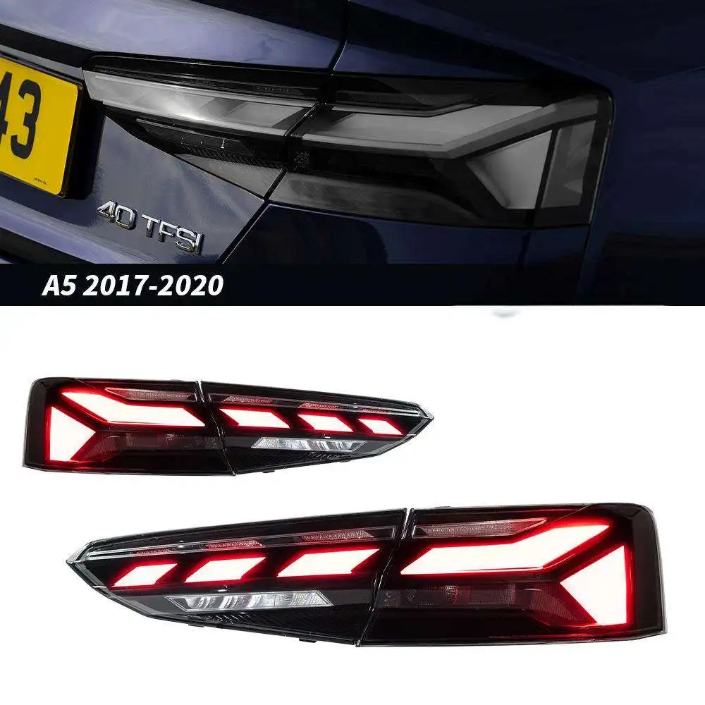 

LED Tail Lights for Audi A5 S5 European version 2017-2020 Sequential Turn Signal