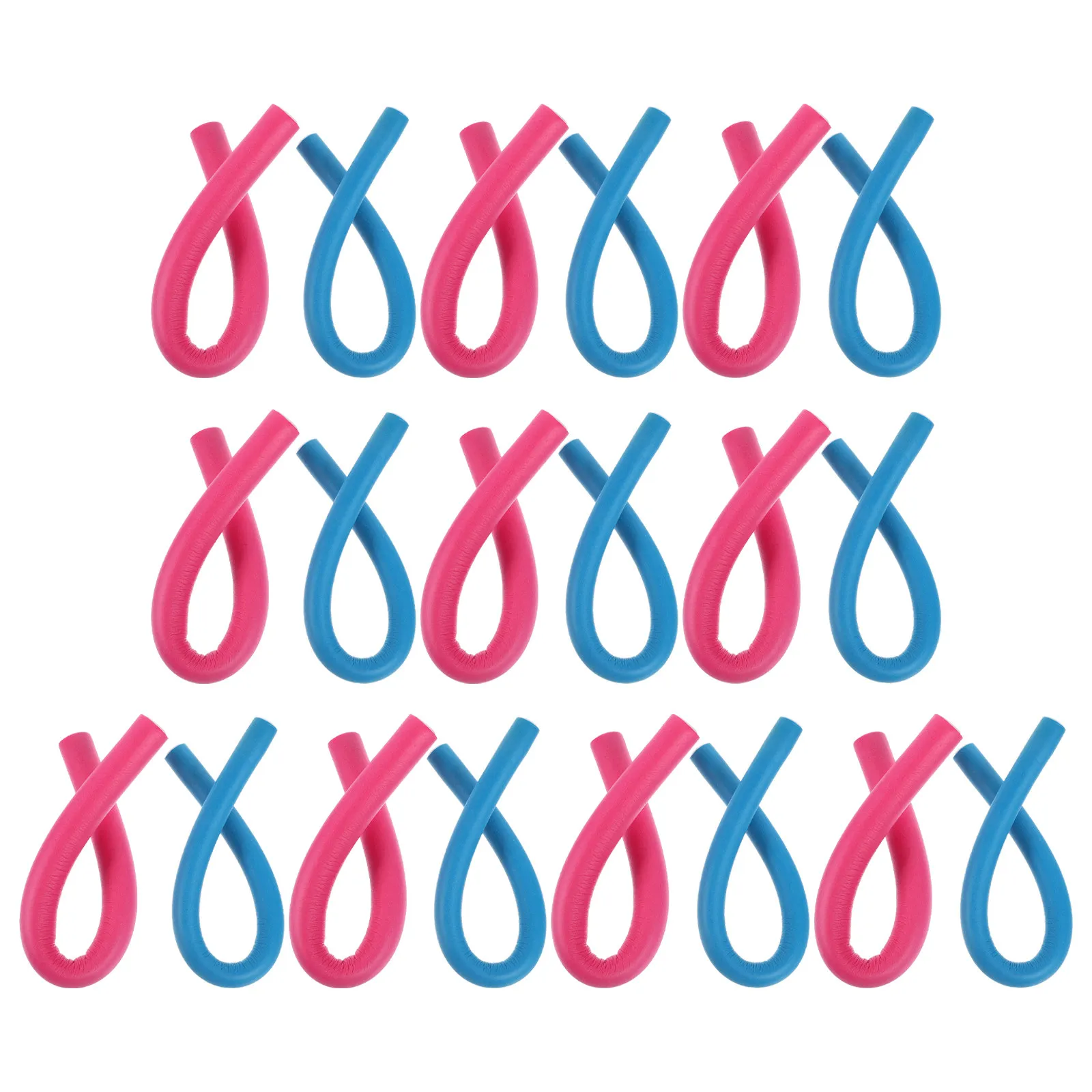 

2Packs Heatless Curling Rods Hair Curler for Women Flexible Foam Rollers No Heat Curls Overnight Styling Tool for Long Medium