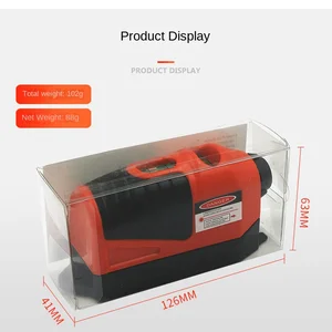 أداة مستوى الليزر الصغيرة المحمولة ، الخط الرأسي والأفقي ، أدوات قياس الإسقاط ، المستوى الرأسي والروحي أفضل 10 زجاج ليزر مستوى مبيعا - رقم 2