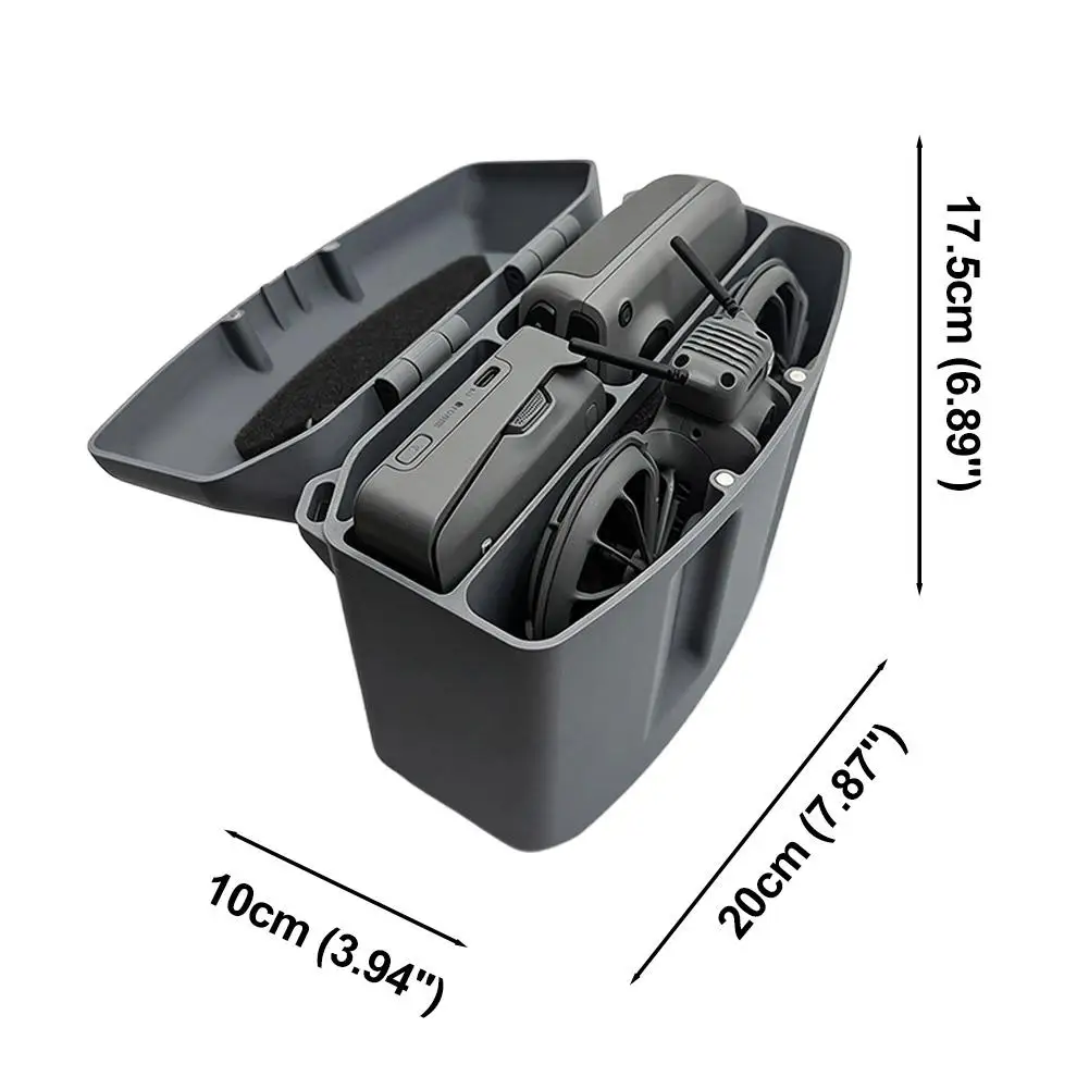 Für DJI Neo 2 Aufbewahrungsbox Schaumstoff-Schutzkoffer Ladehub Fernbedienung Harte Schultertasche Drohnen-Zubehör-Pack – Detail 10