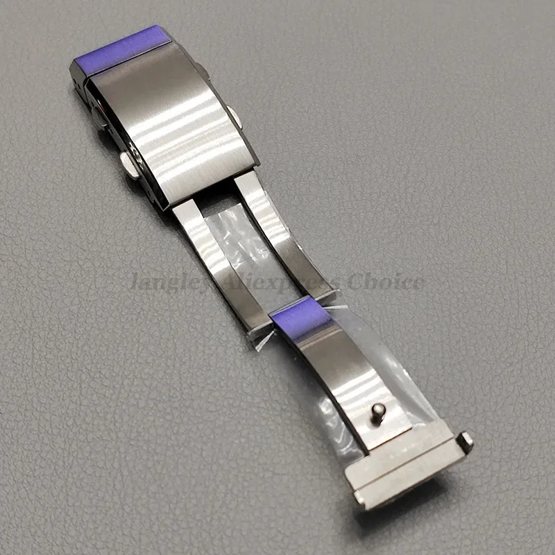 الفاخرة مشبك ساعة 316L الفولاذ المقاوم للصدأ زر ل Seiko للمواطن حزام قابل للتعديل المشبك 18 مللي متر 20 مللي متر 22 مللي متر الساعات اكسسوارات