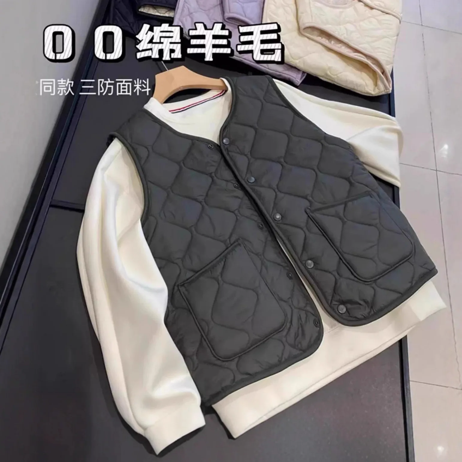 

Pure 100% Soft Wool Inner 3-in-1 Tech AeroLoft Vest Unisex Quilted Wool Vest 2025 New for Autumn Winter Couples