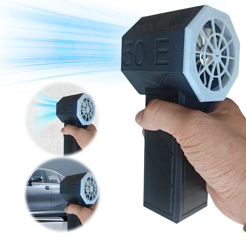 A05G-50E Ventilatore a getto turbo portatile per auto Ventilatore d'aria violento Motore brushless da 50 mm Potente ventilatore elettrico per polvere D