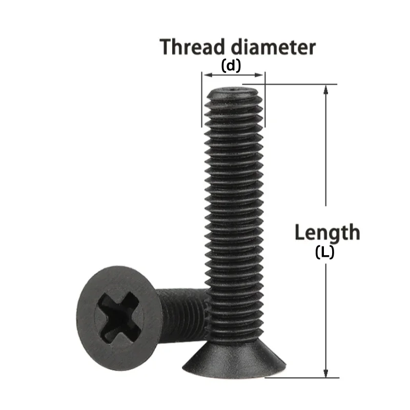 M2 M2.5 M3 M4 M5 M6 الأسود النايلون غاطسة شقة رئيس فيليبس الترباس الجوز غسالات مزيج مجموعات البلاستيك العزل عبر المسمار #3