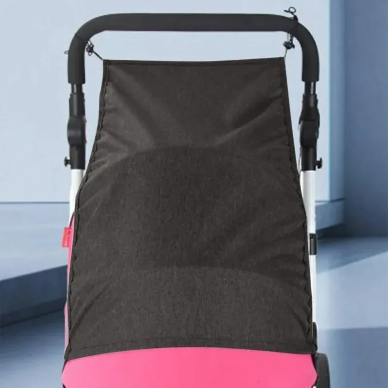 아기 유모차 범용 UPF 50+ 태양 보호기 그늘 정전 커버 유모차 방패 캐노피 유모차 비 차양(메쉬 창 포함)