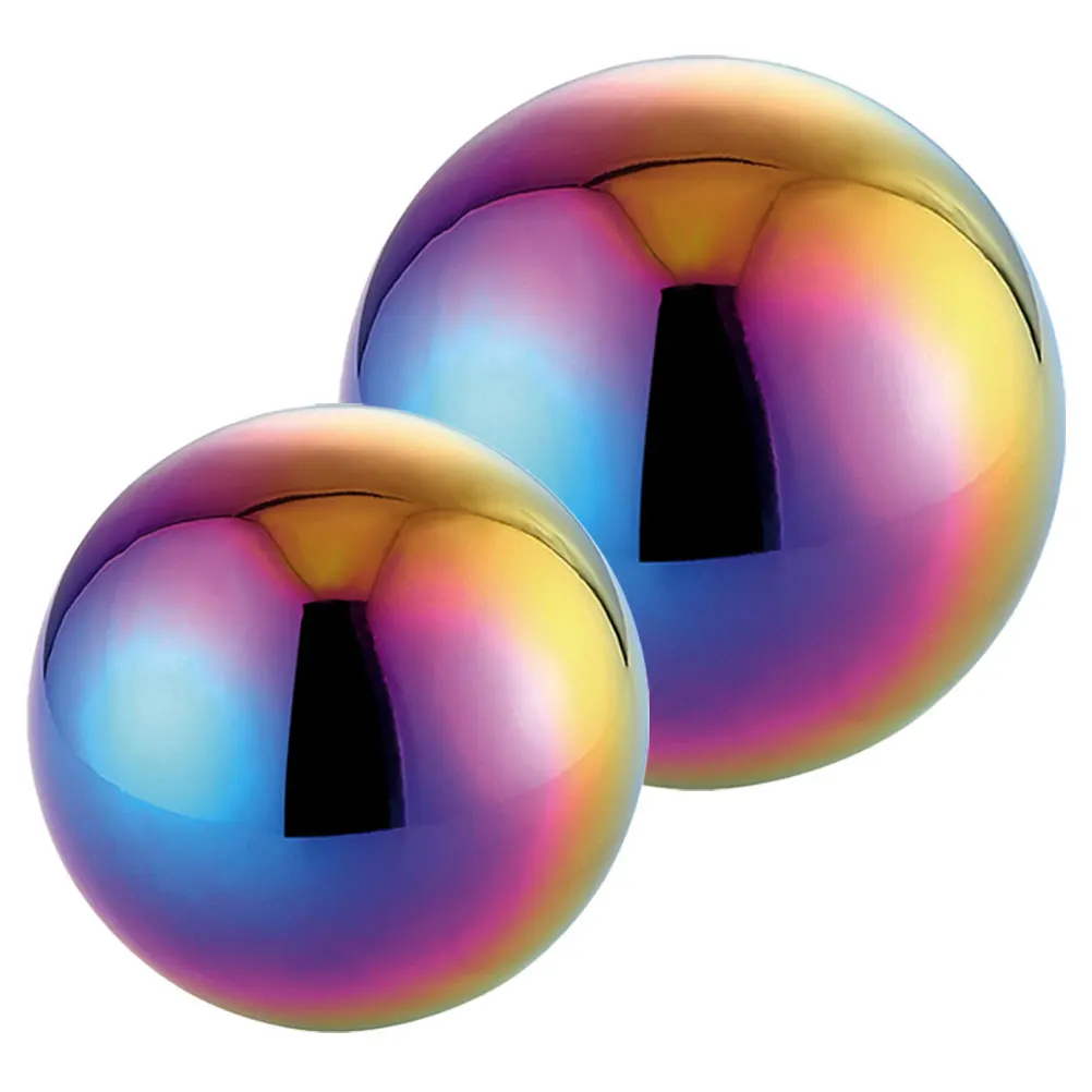 

2Pcs Stainless Steel Gazing Ball Mirror Surface Outdoor Reflective Spheres Garden Decoration Patio Globe Garden Reflection Ball