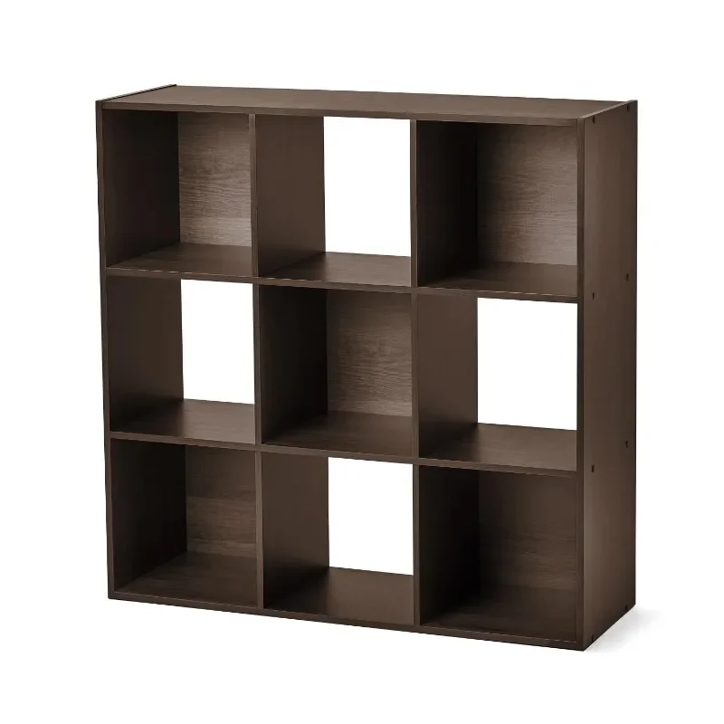 

NEW 11" 9-Cube Storage Organizer, Espresso-Guaranteed Authentic